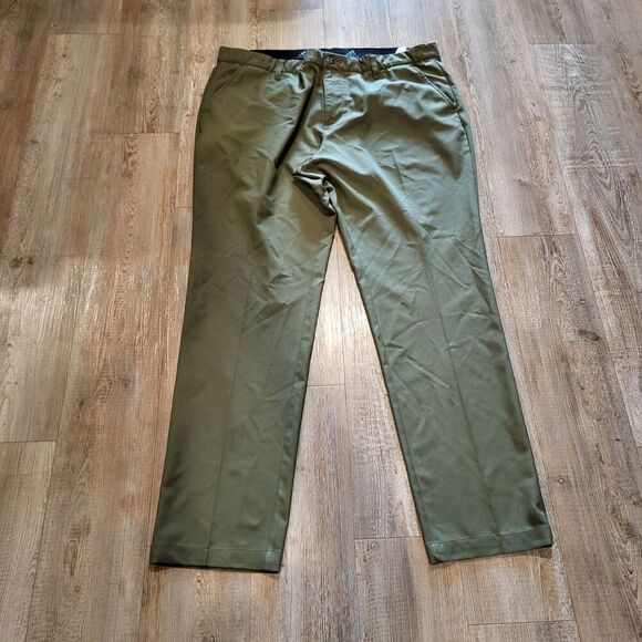 Adidas Golf Moisture Wicking Pants Mens Size 38 x 32, Green - Picture 6 of 9
